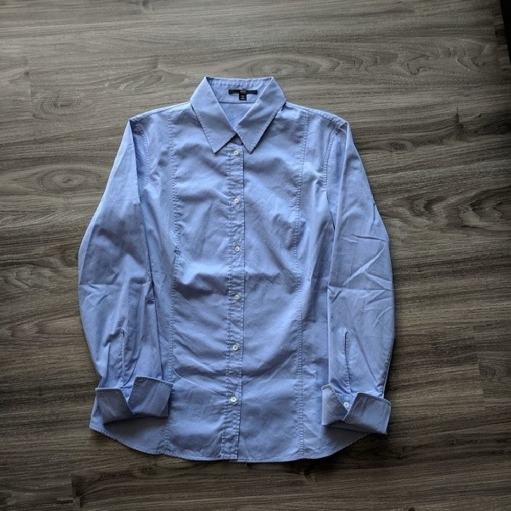 Women's lilac Hugo Boss Banu4 dress shirt sz 10